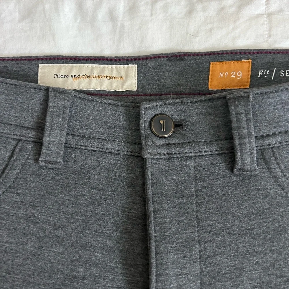 NWT Anthropologie Pilcro And The Letterpress Serif Legging Gray Size 29 - Picture 3 of 13